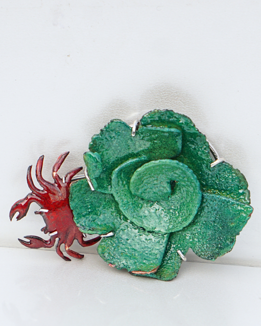 Crab Crawl - Brooch