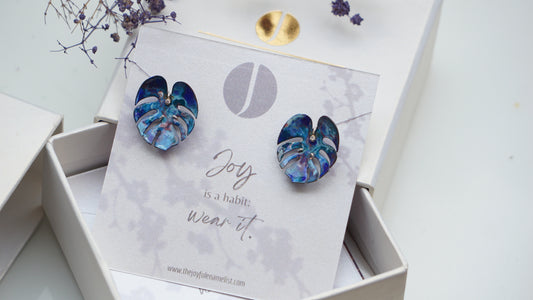 Monstera Love - Blue