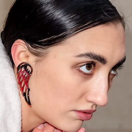 Fiery Wing Earings
