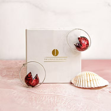 Pomegranate Hoops