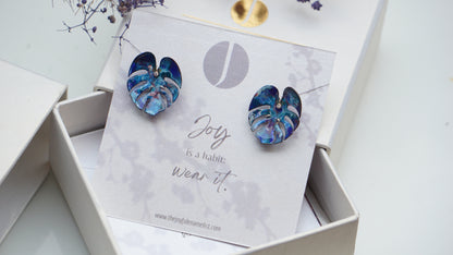 Monstera Love - Blue