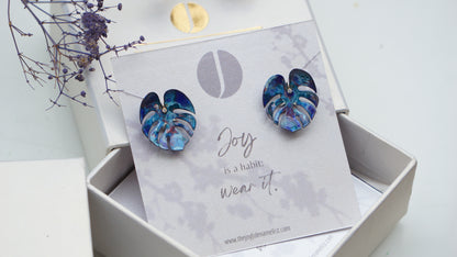 Monstera Love - Blue